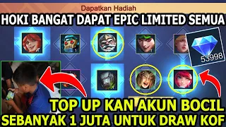 Top Up kan Akun Bocil 1 Juta Untuk Event KOF ! Gila Hoki Bangat Bisa Dapat Skin Epic Limited