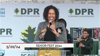 Mayor Bowser Hosts Senior Fest 2024, 5/29/24