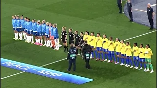 WOMEN'S FINALISSIMA 2023 - OPENING / NATIONAL ANTHEMS - WEMBLEY STADIUM, LONDON - 6 April 2023