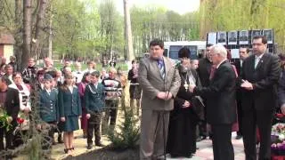 Открытие памятника ликвидаторам ЧАЭС в г.Кодыма
