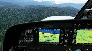 KPE - Approach in Cessna 208 - Bush Divers