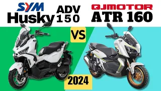 SYM Husky ADV 150 vs QJ Motor ATR 150 | Side by Side Comparison | Specs & Price | 2024