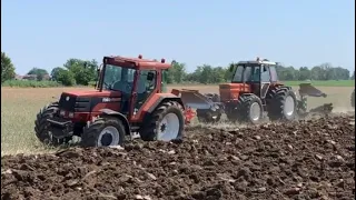 Gara D’ Aratura Trattori in tandem Fiat John Deere Fendt Ford New Holland da PAURA!! Parma