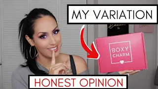 BOXYCHARM MARCH BASE BOX REVEAL [HOW WAS MY VARIATION?] UNBOXING & TRY ON