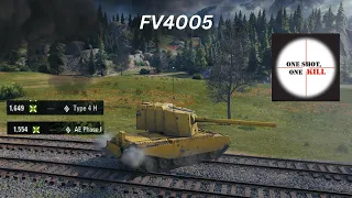 FV4005 One Shot One Kill 10324 DMG l World of Tanks