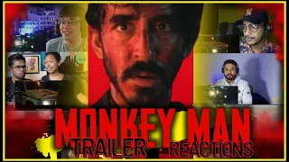 MONKEY MAN Official Trailer REACTIONS!!