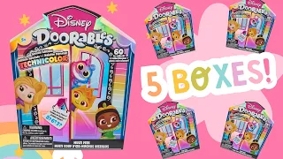 BRAND NEW: Unboxing 5 Boxes 🤯 Technicolor Takeover Disney Doorables Review - WITH CODES!