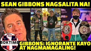 Sean Gibbons May BANAT Sa Team CASIMERO | MGA IGNORANTE | INOUE Nag PAPAWIS Kay DIPAEN | BOXING NEWS