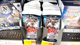 RETAIL REVIEW!  $200 WORTH OF 2024 TOPPS SERIES 1 FAT PACKS FROM WALMART!