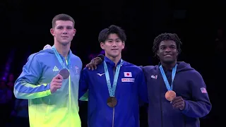 Men's all Around Final Medal Ceremony 2023 World Championships Antwerp