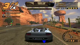 Need for Speed: Hot Pursuit 2, 8 Laps Desert Heat II - Porsche Carrera GT