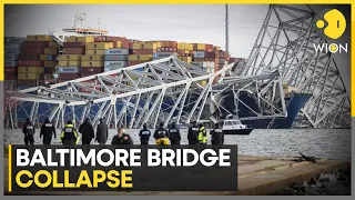 Baltimore bridge collapse: Clean-up underway, massive crane arrives | WION