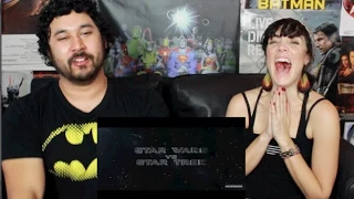 STAR WARS VS. STAR TREK EPIC TRAILER REACTION & REVIEW!!!