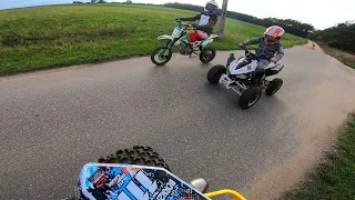 Jazda z Widzem na quadach // Żwirownia Born2RiDE KTMer6 | MRF140rc | Quad125