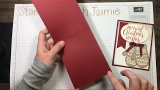 Stampin' Up! Smitten Mittens Christmas Card