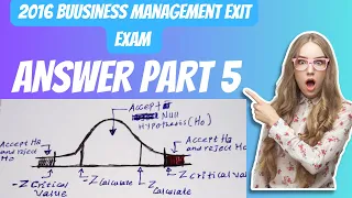 🛑 2016 Business management exit exam answer with brief explanation part 5|Amharic