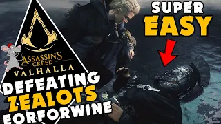 ASSASSINS CREED VALHALLA Gamepass HOW TO DEFEAT ZEALOTS EASY! Underpowered Guide To Eorforwine