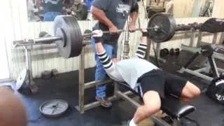 415 bench press single 205bw