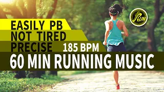 🦜Easily PB｜Not tired｜Precise 185 BPM｜60 MIN Running Music｜#69｜柒零夜跑