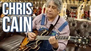 Chris Cain gets a Gibson ES-335 Dot Neck Reissue from Herb Ellis | Norman's Rare Guitars
