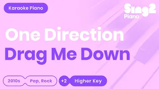 One Direction - Drag Me Down (Higher Key) Piano Karaoke