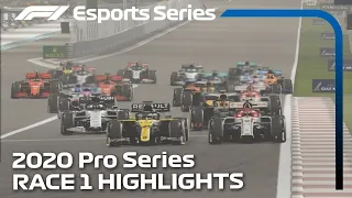 2020 F1 Esports Pro Series Presented by Aramco: Race 1 Highlights