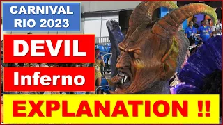 Carnival in RIO - DEVIL, SATAN & INFERNO Parade Mocking GOD & JESUS ? Explanation - Brazil 2023