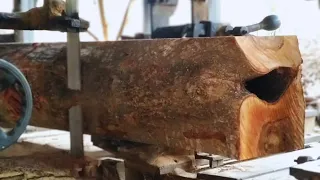 Amazing Woodworking Factory | Extreme Wood Cutting Sawmill Machines, Giant Old Wood 1000 years old