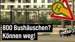 Realer Irrsinn: Bushäuschen-Abriss in Dresden | extra 3 | NDR