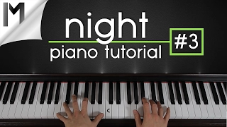 Night - Ludovico Einaudi - Piano Tutorial  [Part 3/6]