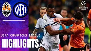 Shakhtar - Inter 0-0 Highlights | UEFA Champions League 2021/2022