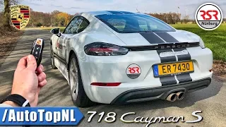 Porsche 718 Cayman S REVIEW POV Test Drive by AutoTopNL