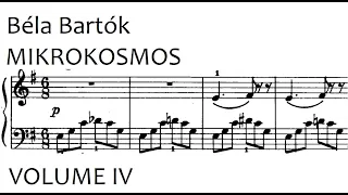 Béla Bartók - Mikrokosmos Volume IV