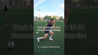 Full Bodyweight Leg Routine for Soccer #shorts