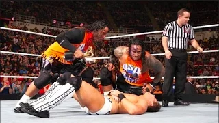 WWE Tag Team Champions The Usos vs. The Miz & Damien Mizdow WWE ROYAL RUMBLE 2015