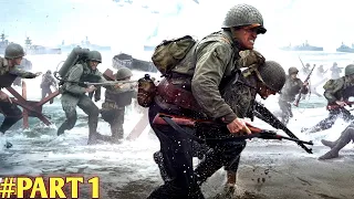 CALL OF DUTY WW2 Gameplay Walkthrough Part 1 Campaign [1080p 60FPS] - No Commentary