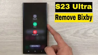 Samsung S23 Ultra: Change Side Key from Bixby to Power Off Menu