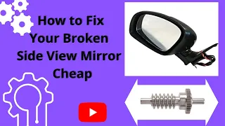 Repair Car side mirror at home