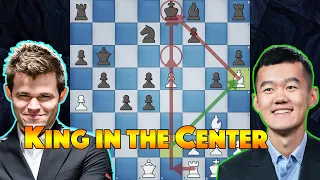 How to Attack King in the Center | Carlsen vs Ding | Chess24 Legends of Chess 2020