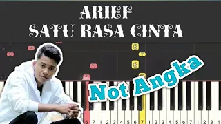 Arief - Satu Rasa Cinta (Piano Cover Tutorial)