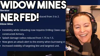 Widow Mine Gets NERFED! New SC2 Balance Patch