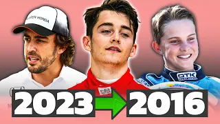 What Were The 2023 F1 Grid Doing 7 Years Ago?