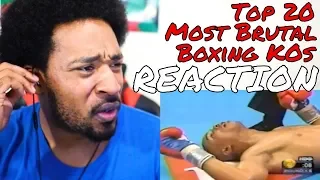 TOP 20 MOST BRUTAL KNOCKOUTS IN BOXING HISTORY REACTION - DaVinci REACTS