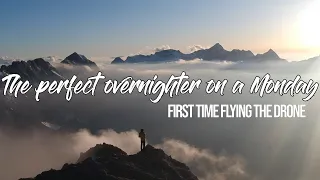 The perfect bikepacking overnighter on a Monday - first time flying the drone