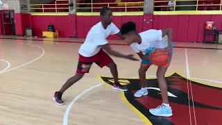 8th Grader Magic Mel Cardinal Hayes High School Workout…