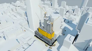 350 Queens Street 3D Animation Build Up - by BEVIN Creative