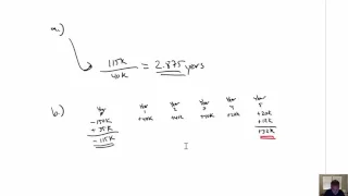 MA Module 13 Video 3 - Problem 13-1A - Net Present Value and Payback Period