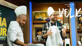 Cooking with Volk : Creating Chip-Crumb Chicken Wings with Ariel Helwani