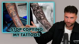 STOP COPYING MY TATTOOS | TIKTOK TATTOOS | DANIEL SILVA