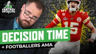 Footballers AMA + Decision Time - Fantasy Football 2023 - Ep. 1412